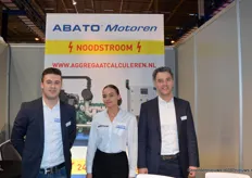 Joran Knaapen, Robin Spaas en Daan Preijde van ABATO Motoren. Op de website www.aggregaatcalculeren.nl rekenen zij door hoeveel elk gewenst aggregaat gaat kosten.